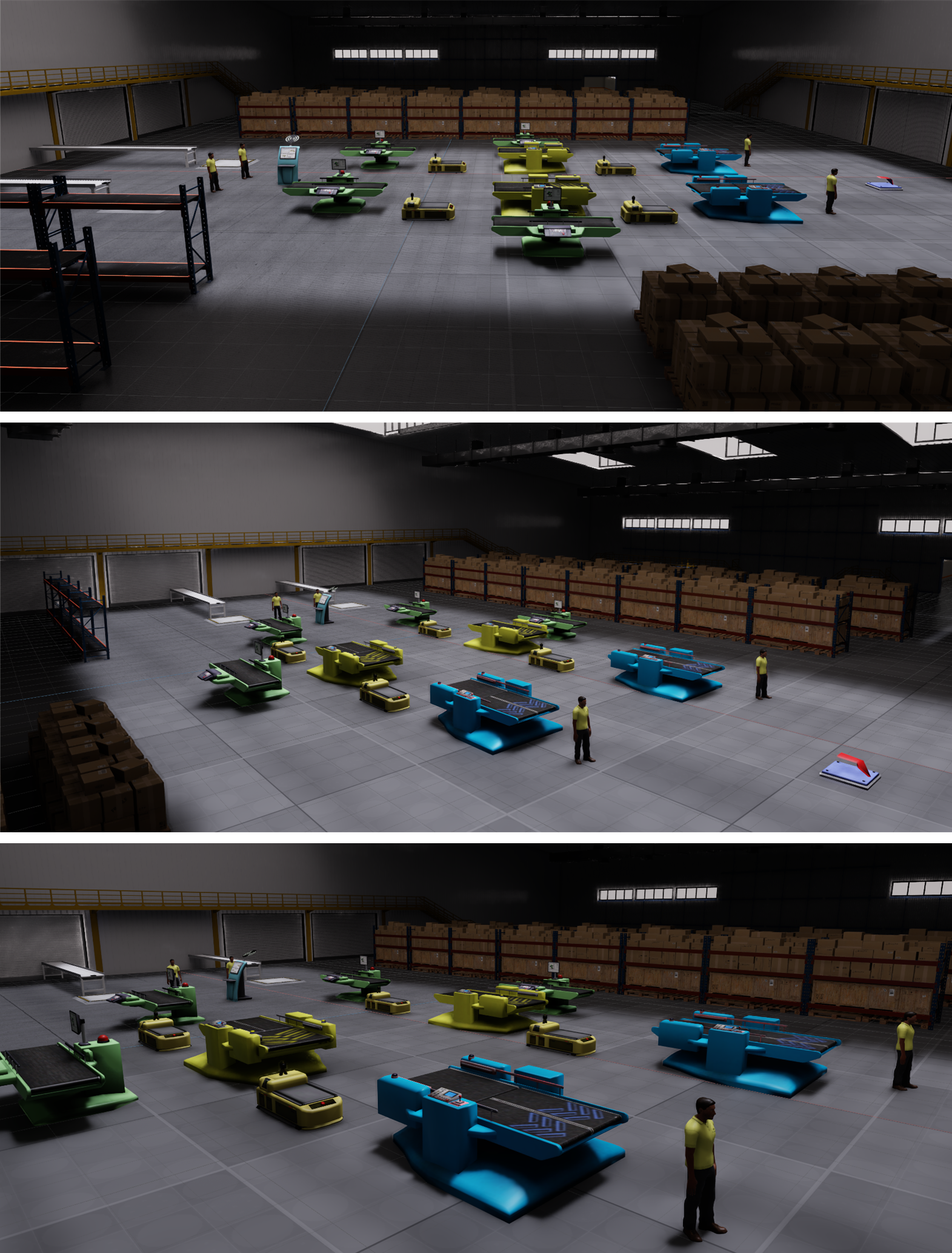 Additional qualitative example with mixed manual and automated stations